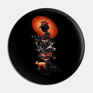 Geisha Nature Pin