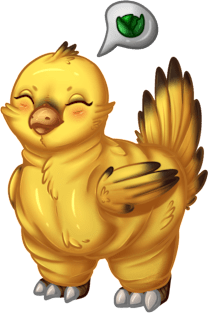 Chubby Chocobo | Final Fantasy Magnet