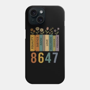 Equal Rights Book Flower 8647 – Feminist Women’s Rights Anti-Trump Phone Case