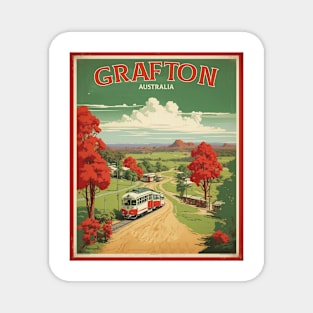 Grafton Australia Vintage Travel Poster Tourism Magnet