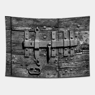 Ancient Door Latch Rome Italy Tapestry