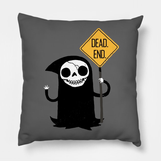 Dead End Pillow by DinoMike