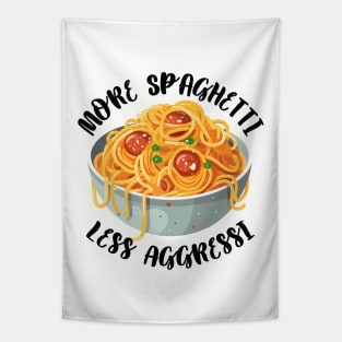 More Spaghetti Less Aggressi Eat Pasta Run Fasta Tapestry