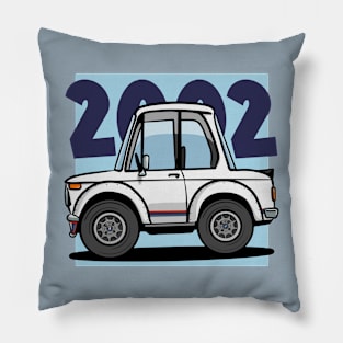 Classic 2002 Turbo Caricature Pillow