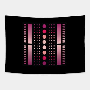 “Dimensional Solar System” - V.5 Red - (Geometric Art) (Dimensions) - Doc Labs Tapestry