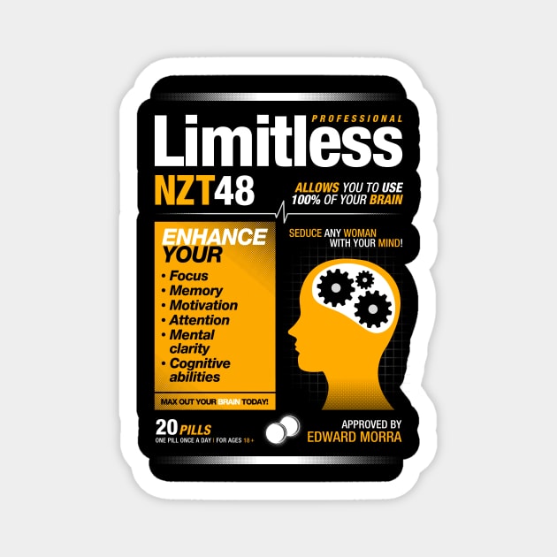 Limitless Pills Magnet by SOULTHROW
