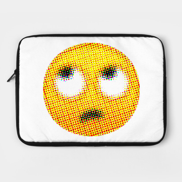 Emoji Bored Face With Rolling Eyes Emojis Laptop Case Teepublic Bored, emoji, face, wow icons in outline style. teepublic