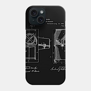 Automatic Grain Weigher Vintage Patent Hand Drawing Phone Case