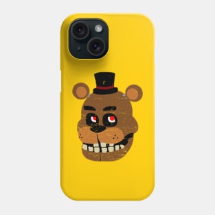 Freddy Fazbear Fierce Gaze - Vintage Cartoon Style Phone Case