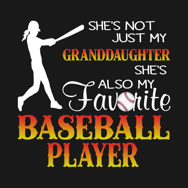 Granddaughter Favourite Baseball Player Costume Gift by Ohooha