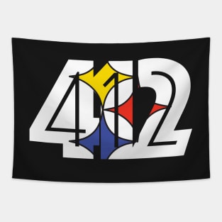 412 Pittsburgh Football Tapestry