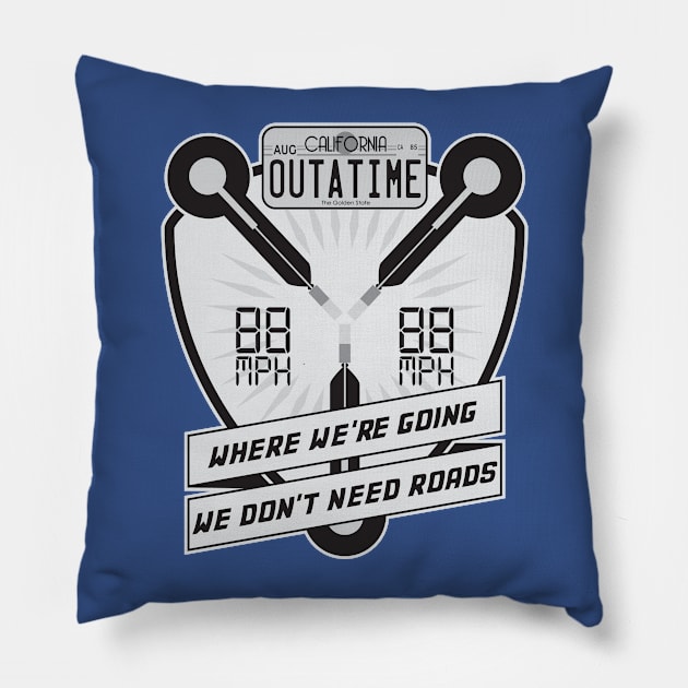 Flux Capacitor Pillow by Graphic Roach