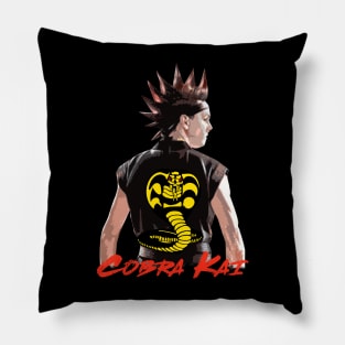 hawk cobra kai Pillow