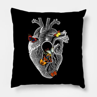 Heart Spring Butterfly Mothers Day by Tobe Fonseca Pillow