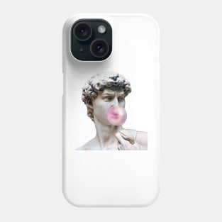 David with bubble gum Phone Case