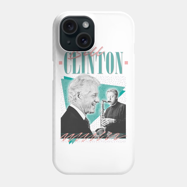 Bill Clinton // 90s Style Aesthetic Design Phone Case by DankFutura