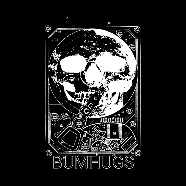 Hard Drive Skull by Joodls