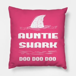 Auntie Shark, Auntie Shark Shirt, Aunt Shark tee, Auntie Doo Doo Doo Shirt, Aunt Gift Shirt, Shark Family Shirts, Aunt Pregnancy Reveal Tee Pillow