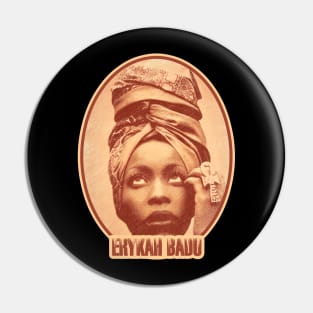 Erykah Badu Vintage | Red Color Pin