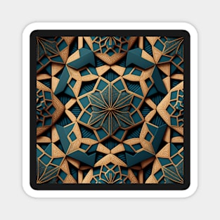 Geometric Repeating Pattern Magnet