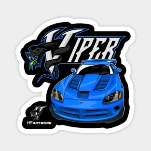 DODGE VIPER SRT 10-BLUE Magnet