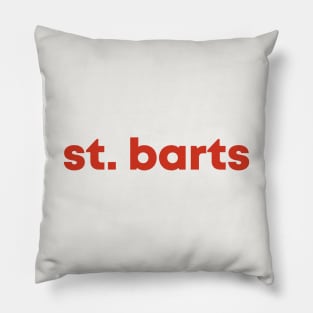 St Barts - Red Pillow