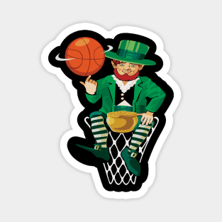 basketball st patricks day gift for boys Magnet