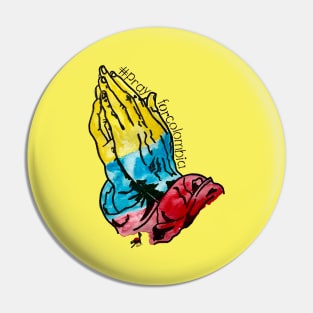 Pray for Colombia Pin