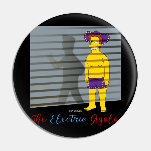 The Electric Gigolo Pin by Teesbyhugo