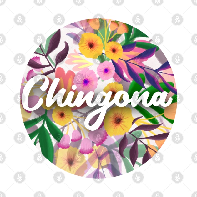 Floral Chingona Unique design by kuallidesigns