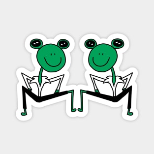 Frog party Magnet