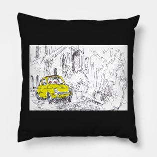 Italian vintage car Pillow