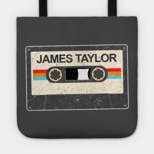 kurniamarga vintage cassette tape James Taylor, James Taylor Tote