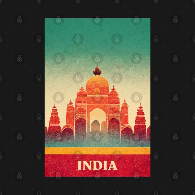 India by Retro Travel Design