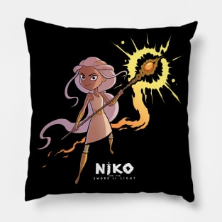 Niko and the Sword of Light - Princess Lyra Hero 01 Pillow