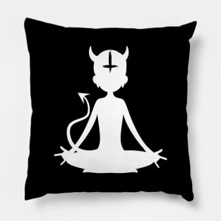 Satanic Yoga | White Yogi | Wear Satan Pillow