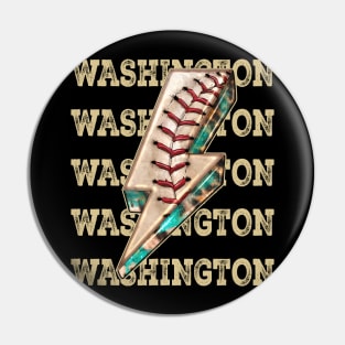 Aesthetic Design Washington Gifts Vintage Styles Baseball Pin