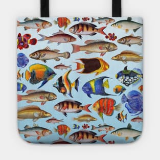 Colorful fish in the ocean Tote