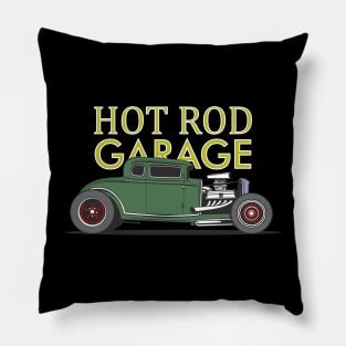 Hot Rod Classic Car Pillow