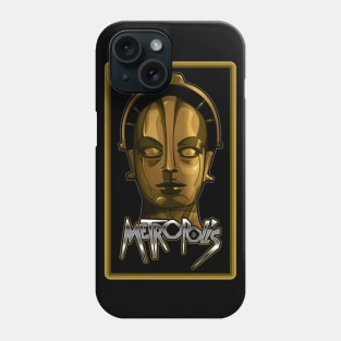 Metropolis, 1927, film, Fritz Lang, maria, robot Phone Case