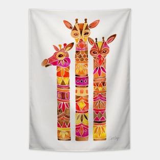 Giraffe Firey Tapestry