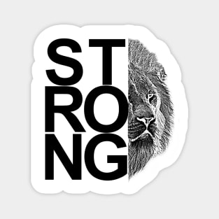 lion design strong Magnet