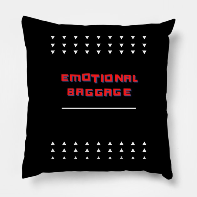 Emotional Baggage Pillow by Ranawat Shop