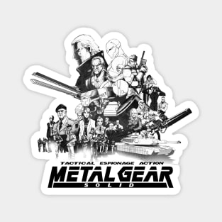 Metal Gear Solid (Black Version) Magnet