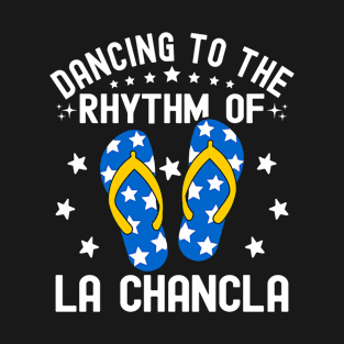 Dancing to the Rhythm of La Chancla Puerto Rican Roots T-Shirt