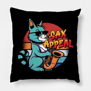 Sax Appeal - For Saxophone Players and Fans Pillow