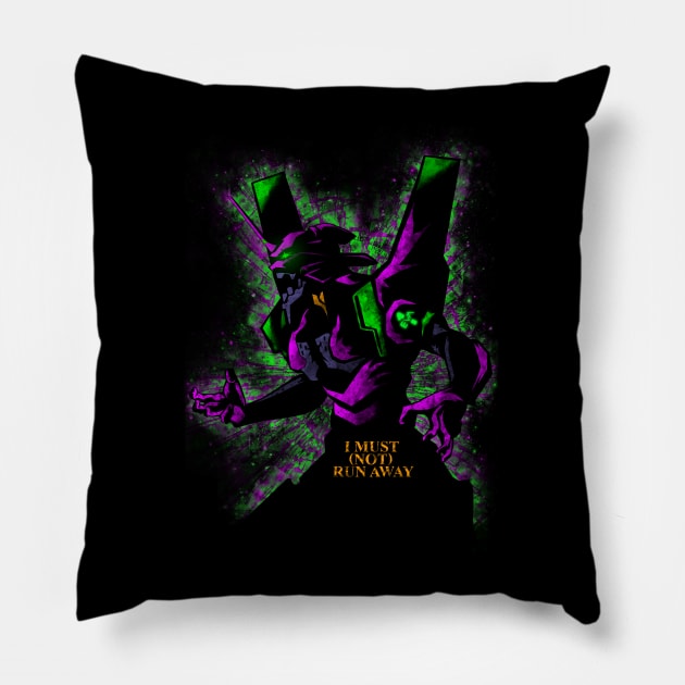 I Must (not) Run Away Pillow by Genesis993