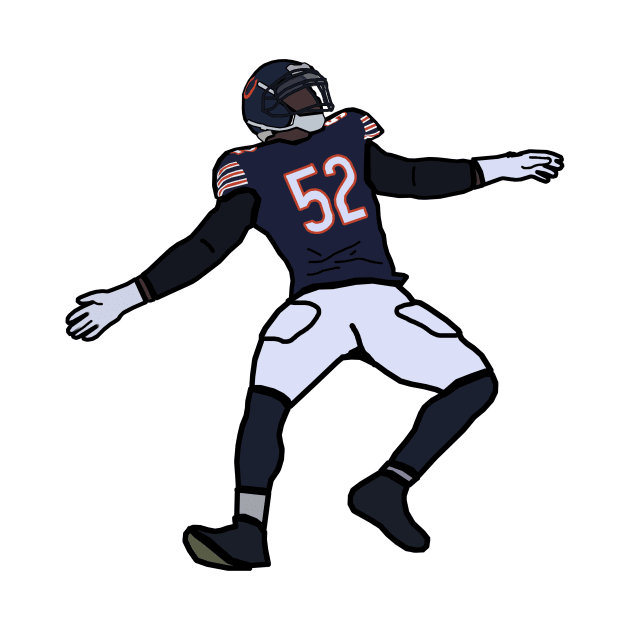 Khalil Mack Sack Celebration Chicago Bears NFL by xavierjfong