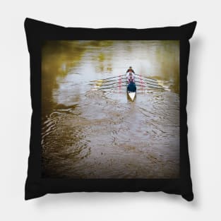 Rowing Rowers in Color - Do what you Love, Rowing Pillow