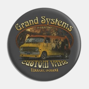 Grand Systems Custom Vans Pin